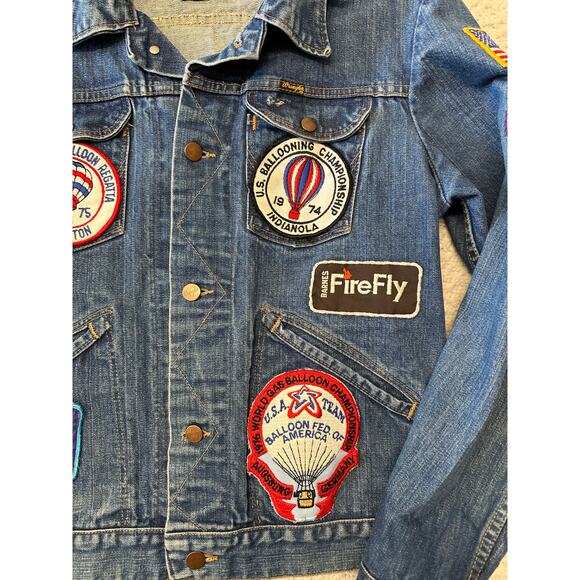 Vintage 1970s Wrangler Denim Jacket Size 40 - Picture 4 of 10